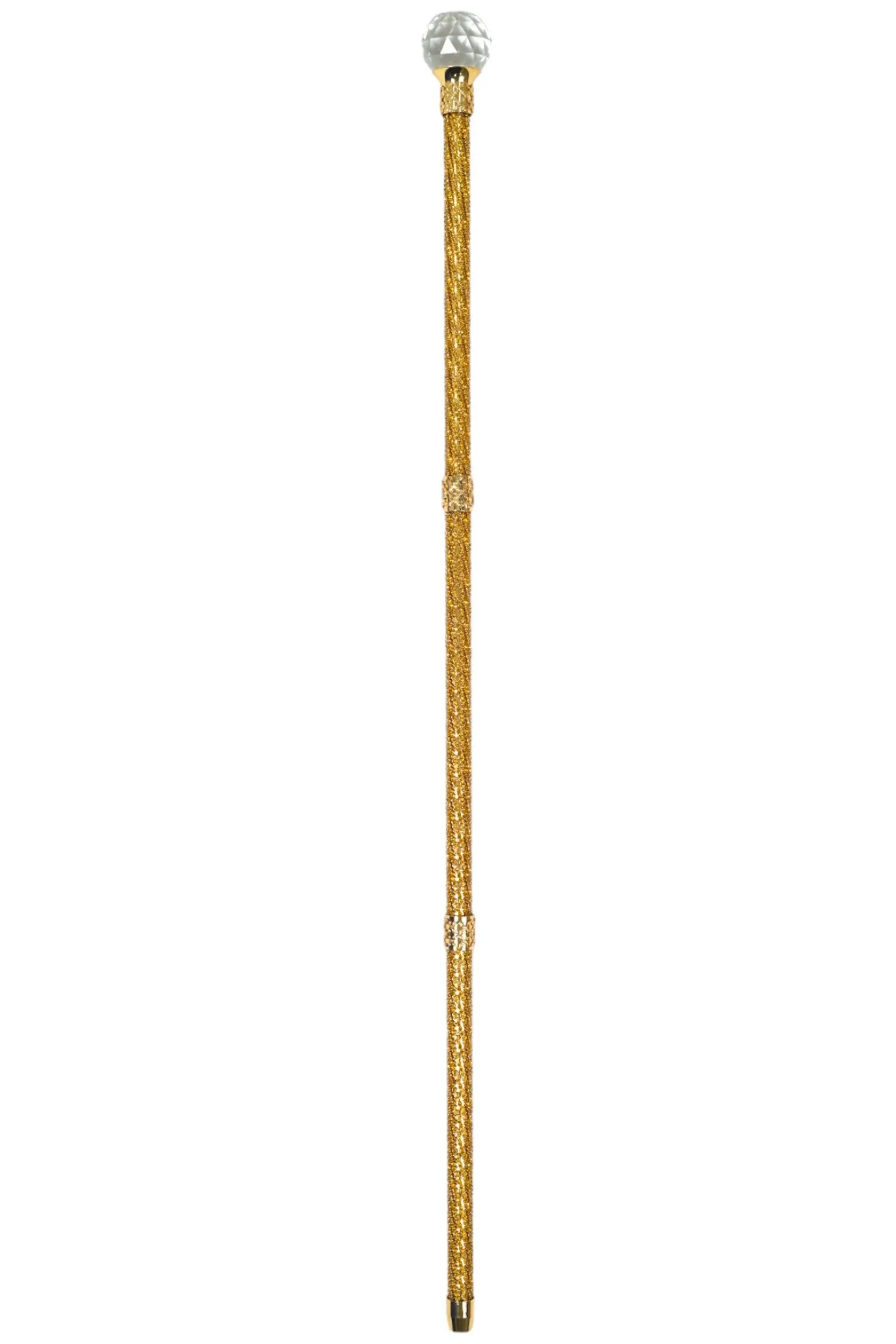 Il Marchesato Handmade Topaz Crystal-Encrusted Walking Cane Hot