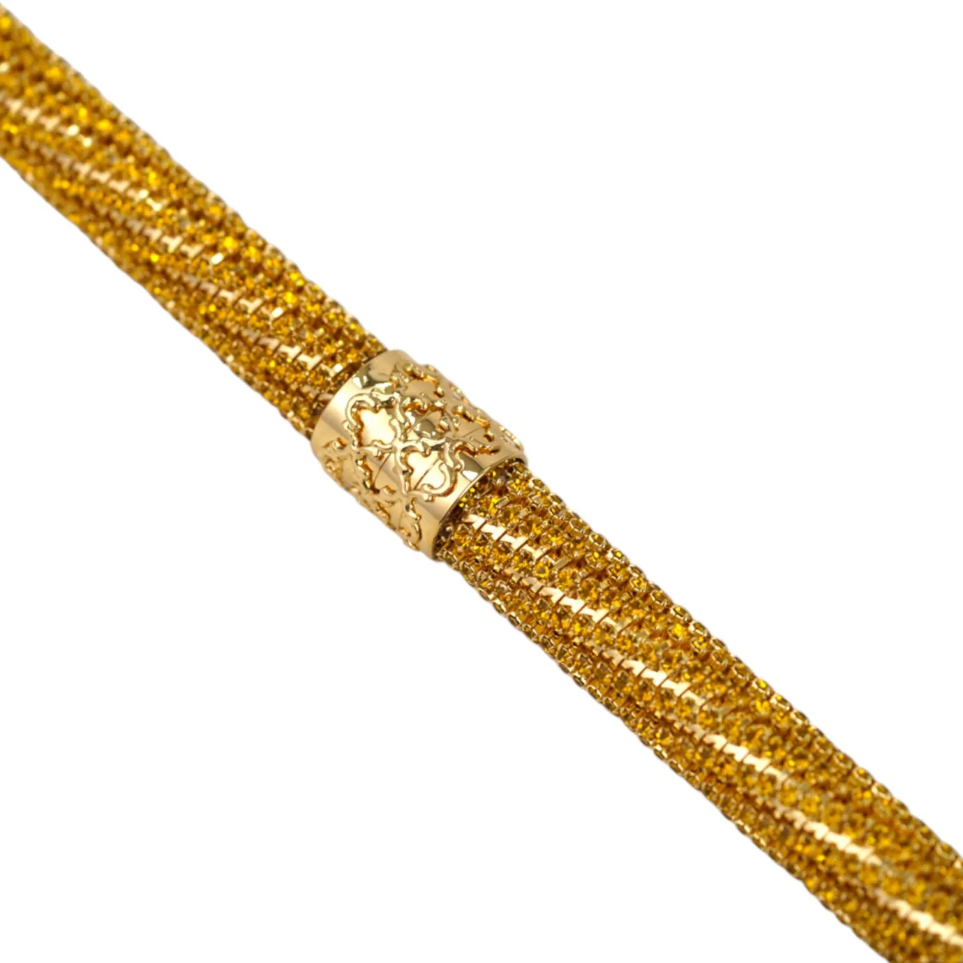 Il Marchesato Handmade Topaz Crystal-Encrusted Walking Cane Hot