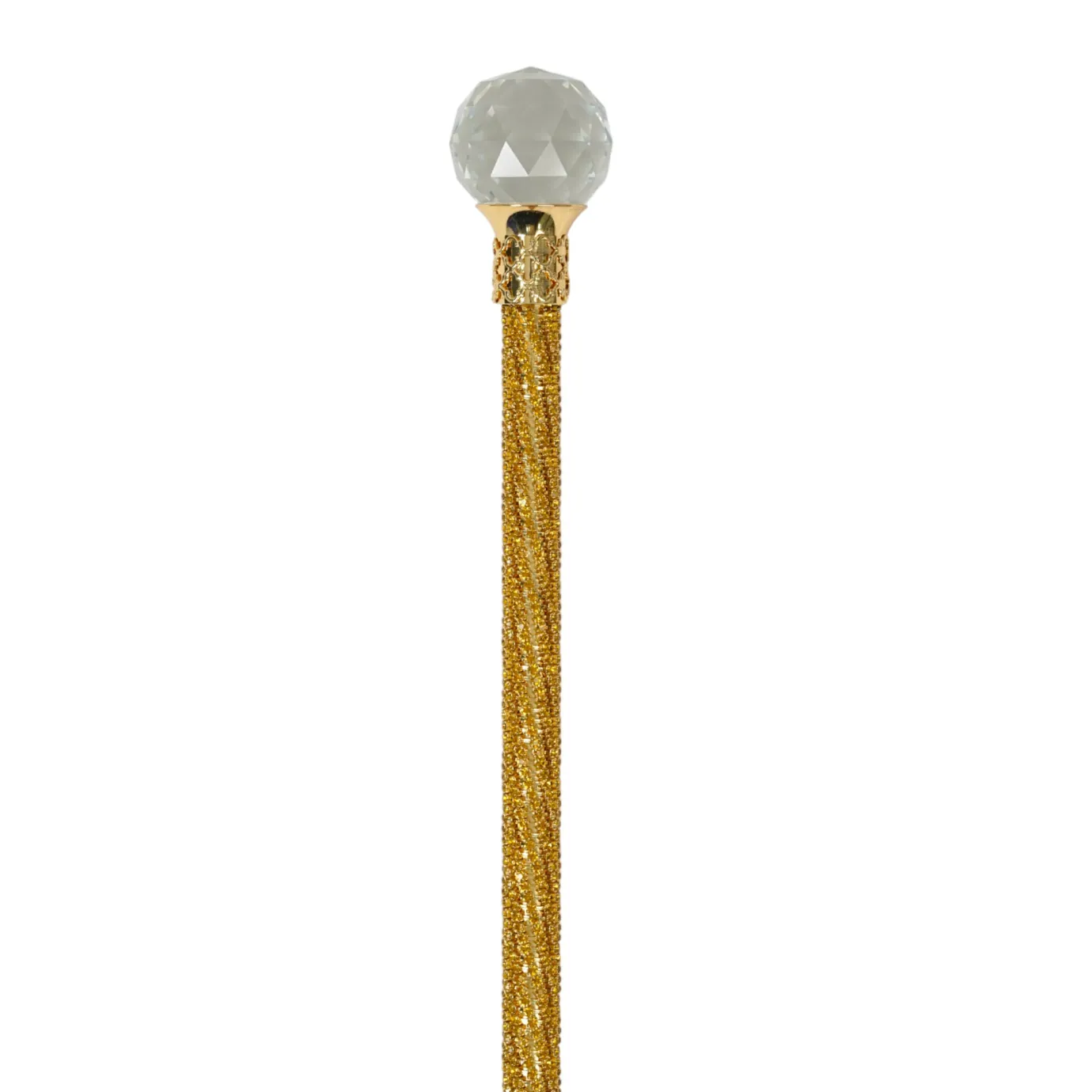 Il Marchesato Handmade Topaz Crystal-Encrusted Walking Cane Hot