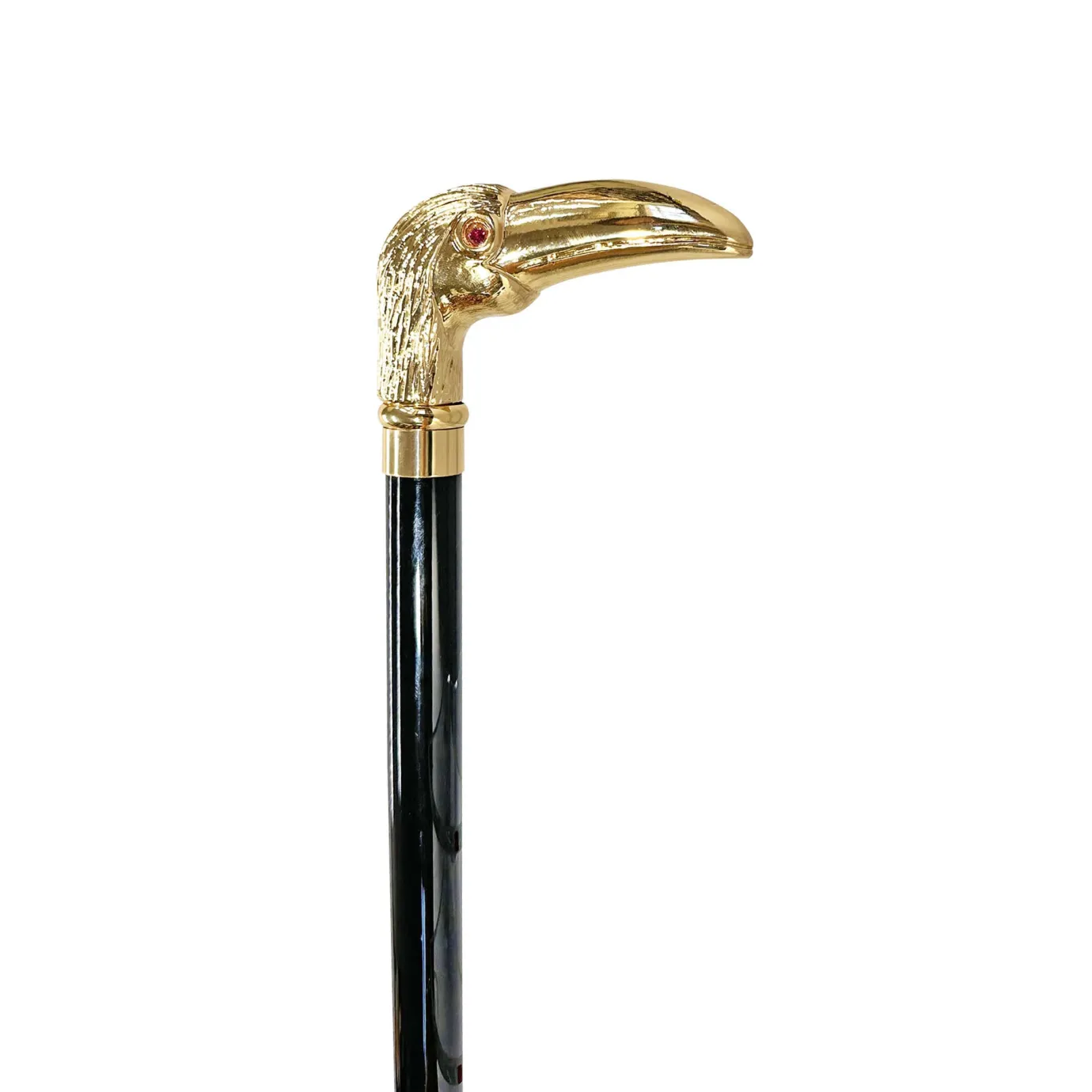 Il Marchesato Handmade Toucan Walking stick - 24K gold-plated Online