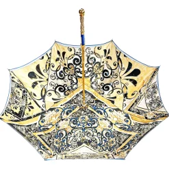 Il Marchesato Handmade umbrella with exclusive Majolica design Outlet