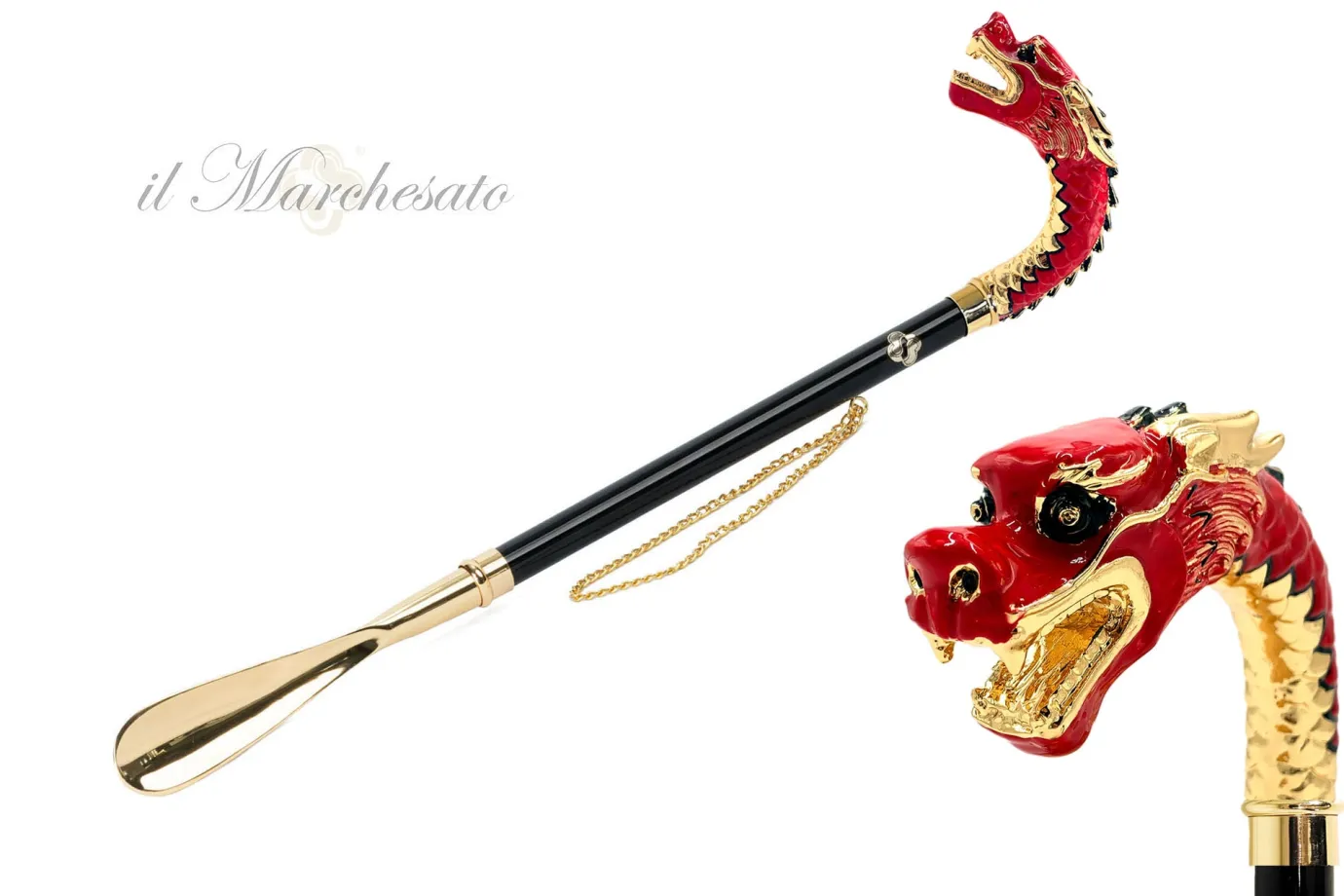 Il Marchesato Gold plated shoehorn Best