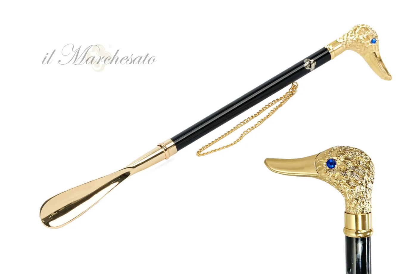 Il Marchesato Gold plated shoehorn Outlet