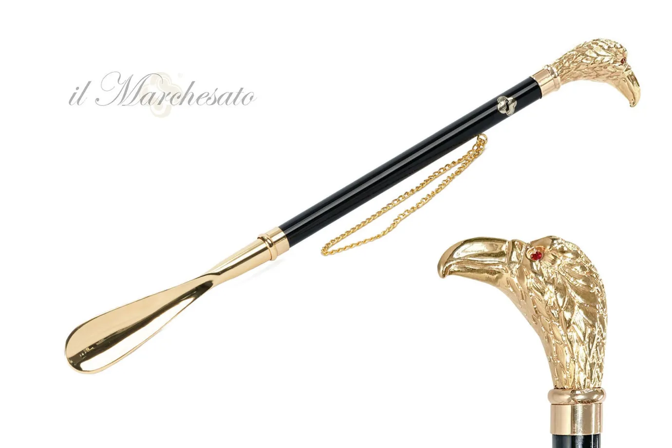 Il Marchesato Gold plated shoehorn Hot