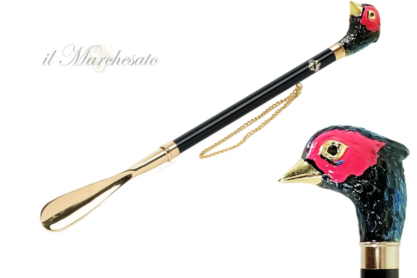 Il Marchesato Gold plated shoehorn Sale