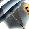Il Marchesato Gold Skull Umbrella New