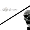 Il Marchesato Lux Black Skull Cane Encrusted with Hundreds Swarovski C Discount