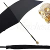 Il Marchesato Lux Gold Swarovski Skull Umbrella Best