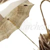 Il Marchesato Luxury Ladies Double Cloth Umbrella Baroque Design Fashion