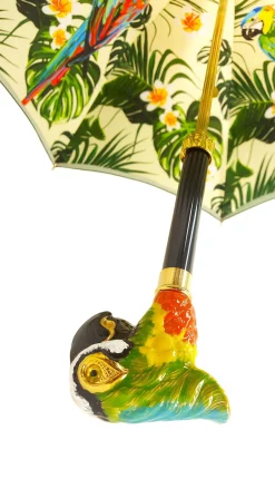 Il Marchesato Luxury Parrot Umbrella, Double Cloth Sale