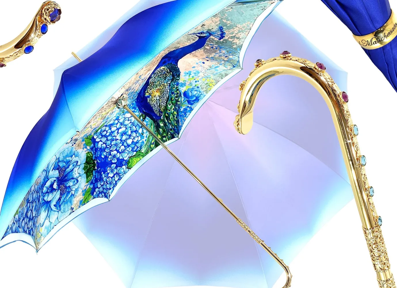 Il Marchesato Luxury Peacock Umbrella Outlet