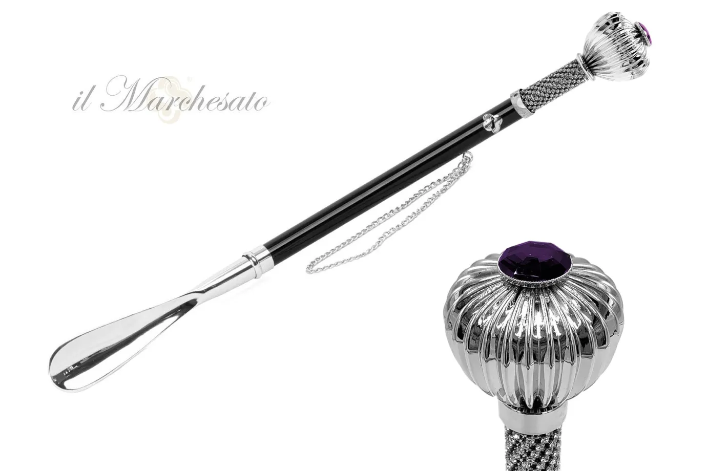 Il Marchesato Silver plated shoehorn Sale