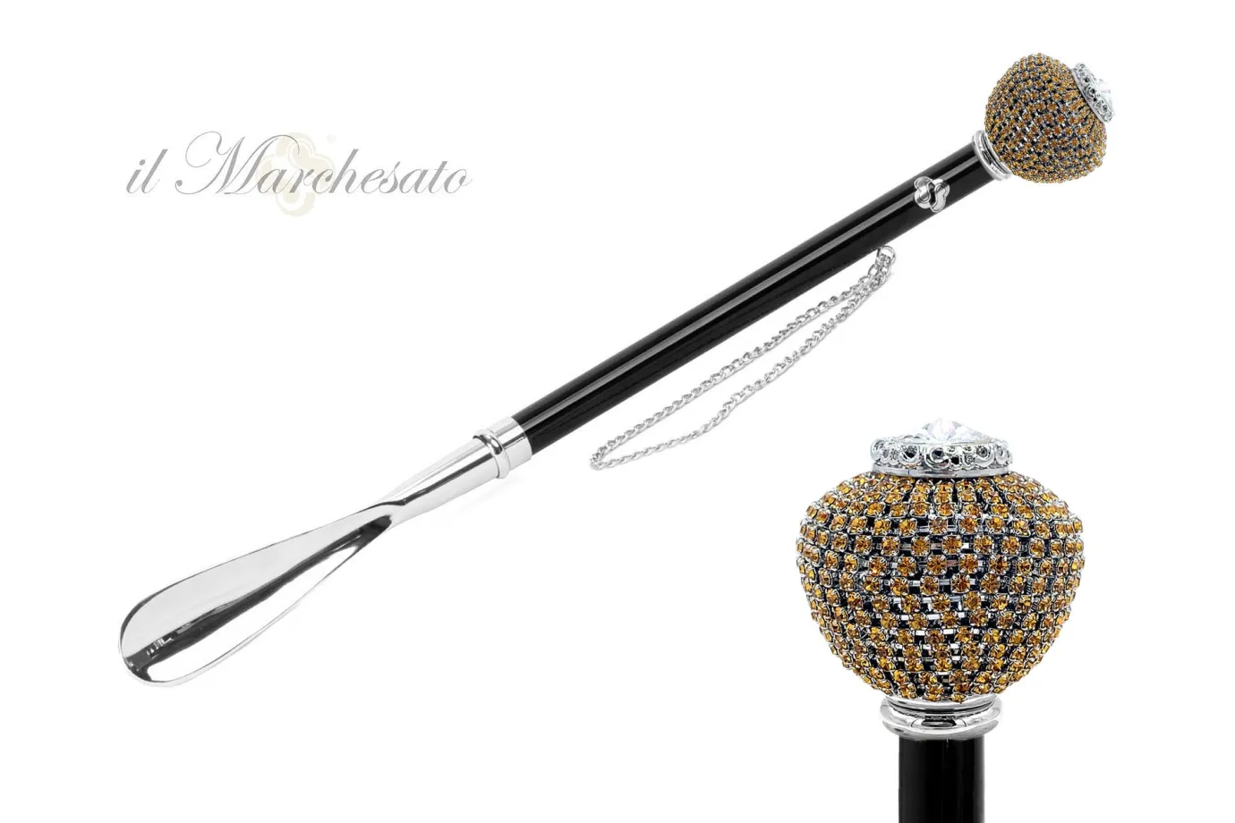 Il Marchesato Silver plated shoehorn Outlet