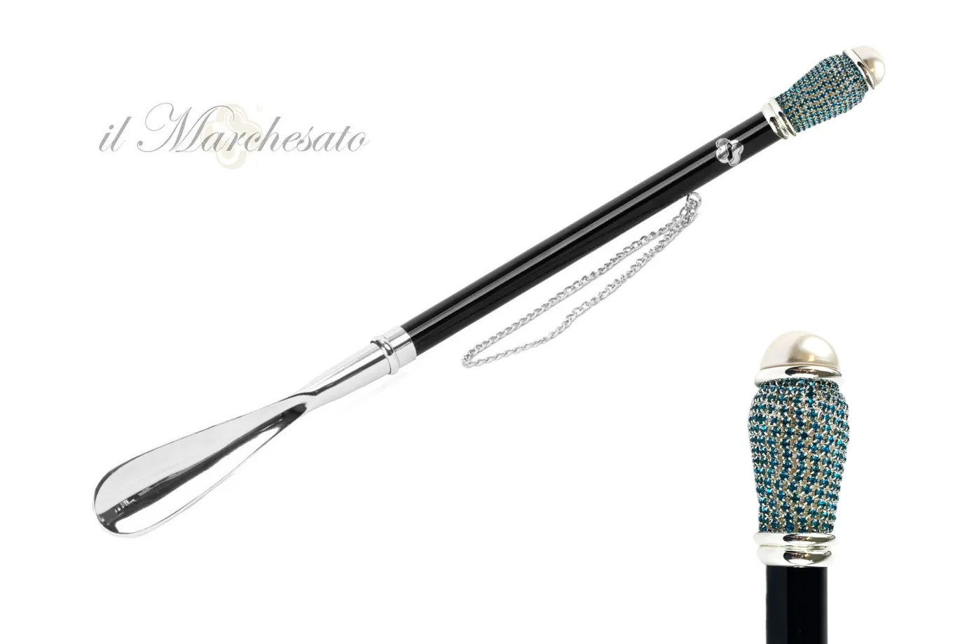 Il Marchesato Silver plated shoehorn Outlet