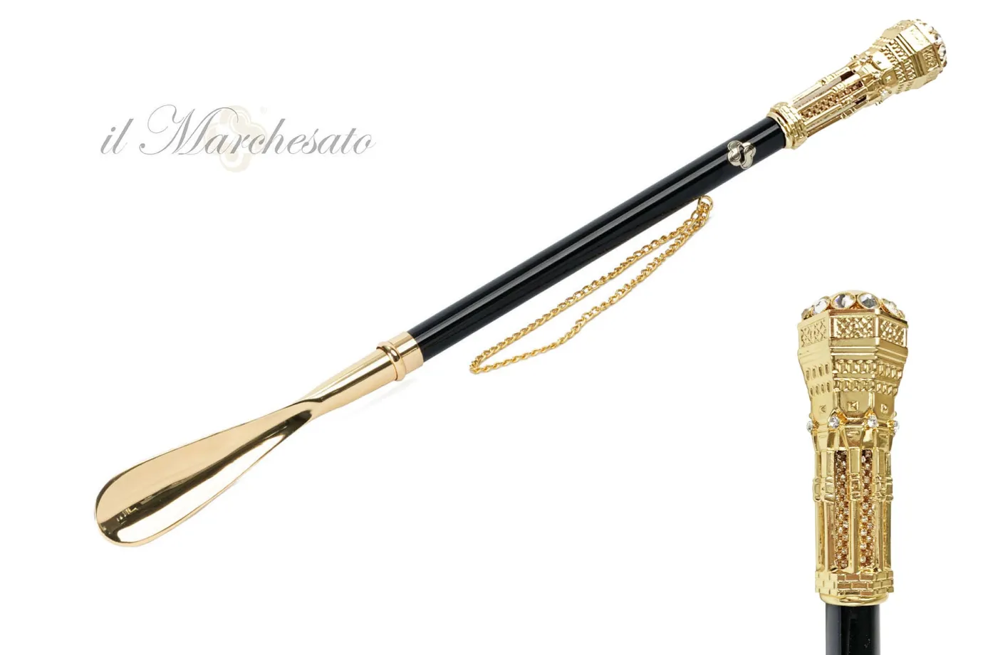 Il Marchesato Silver plated shoehorn Clearance