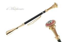Il Marchesato Silver plated shoehorn New