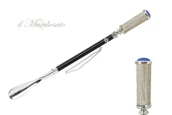Il Marchesato Silver plated shoehorn New