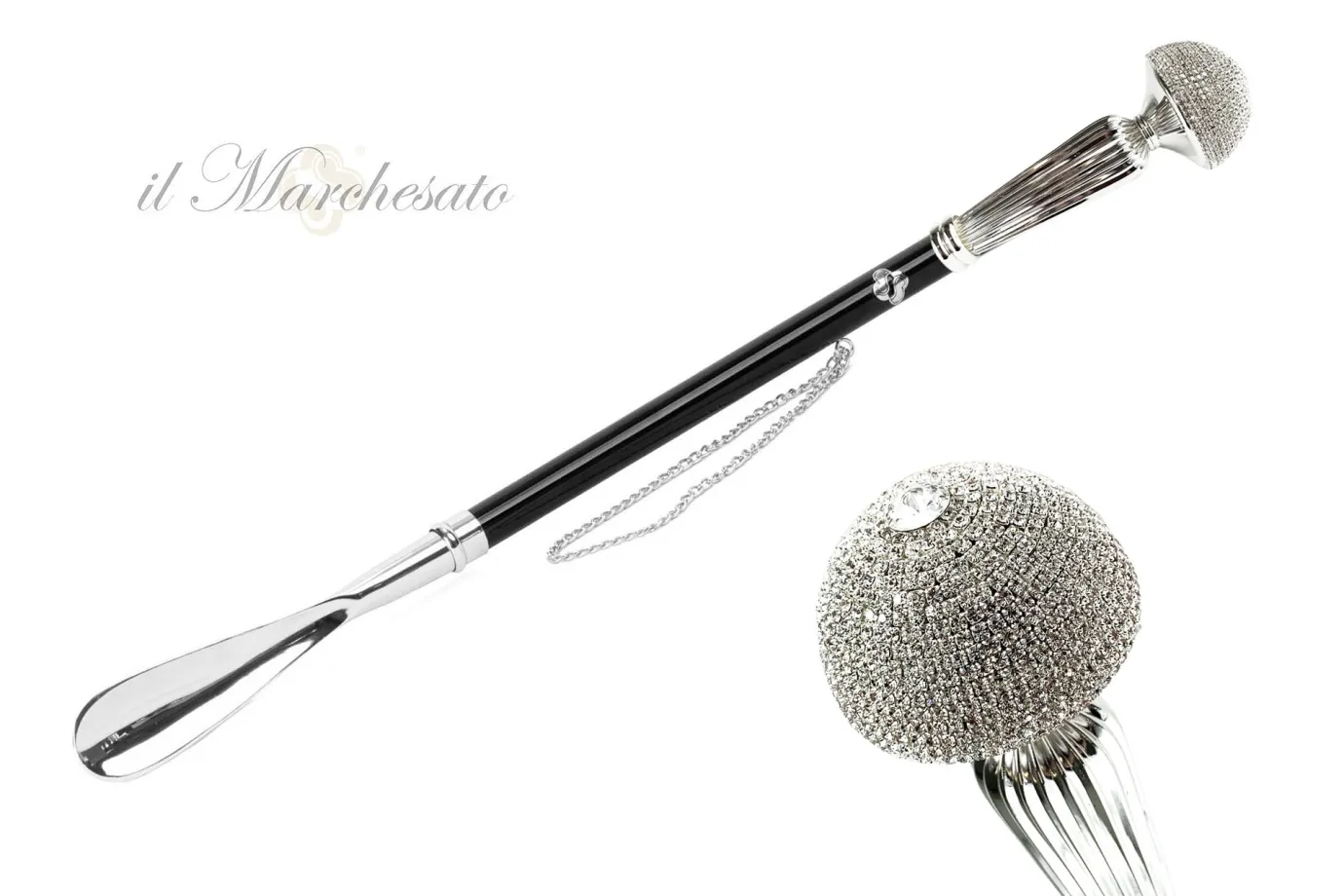 Il Marchesato Silver plated shoehorn Outlet