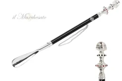 Il Marchesato Silver plated shoehorn New