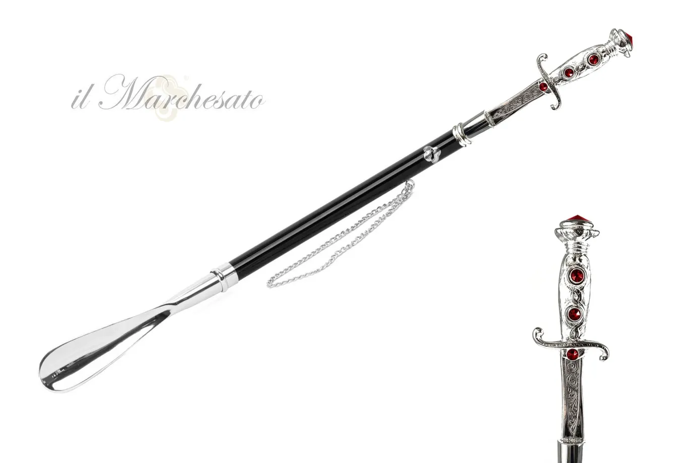 Il Marchesato Silver plated shoehorn Outlet