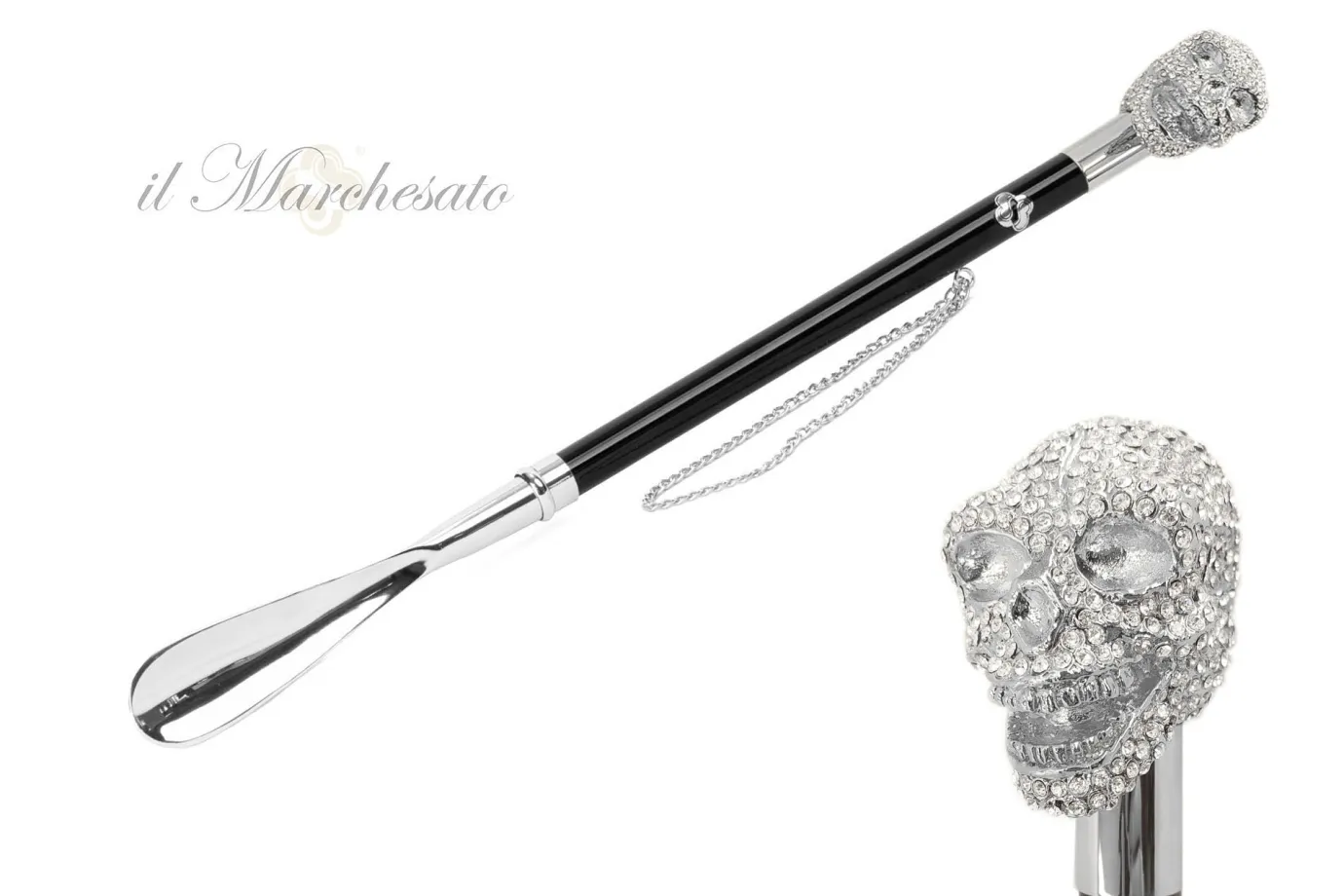 Il Marchesato Silver plated shoehorn Best