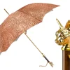 Il Marchesato Umbrella with 24K Gold plated Cat Handle Outlet