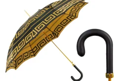 Il Marchesato Italian Greek Design with Leather handle Umbrella Hot