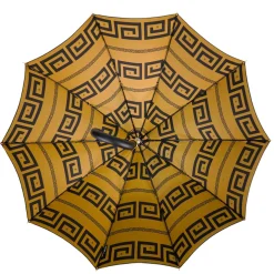 Il Marchesato Italian Greek Design with Leather handle Umbrella Hot