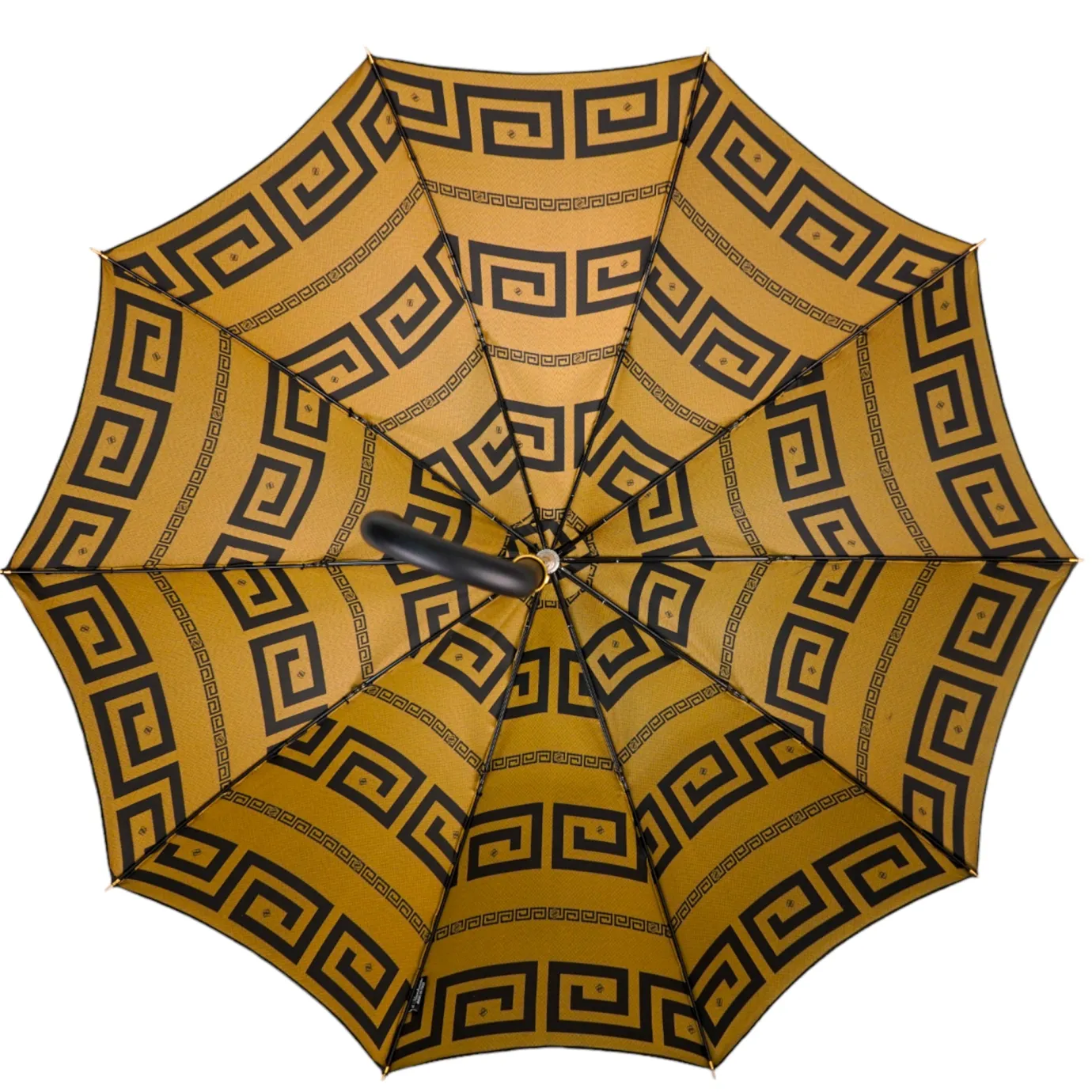 Il Marchesato Italian Greek Design with Leather handle Umbrella Hot