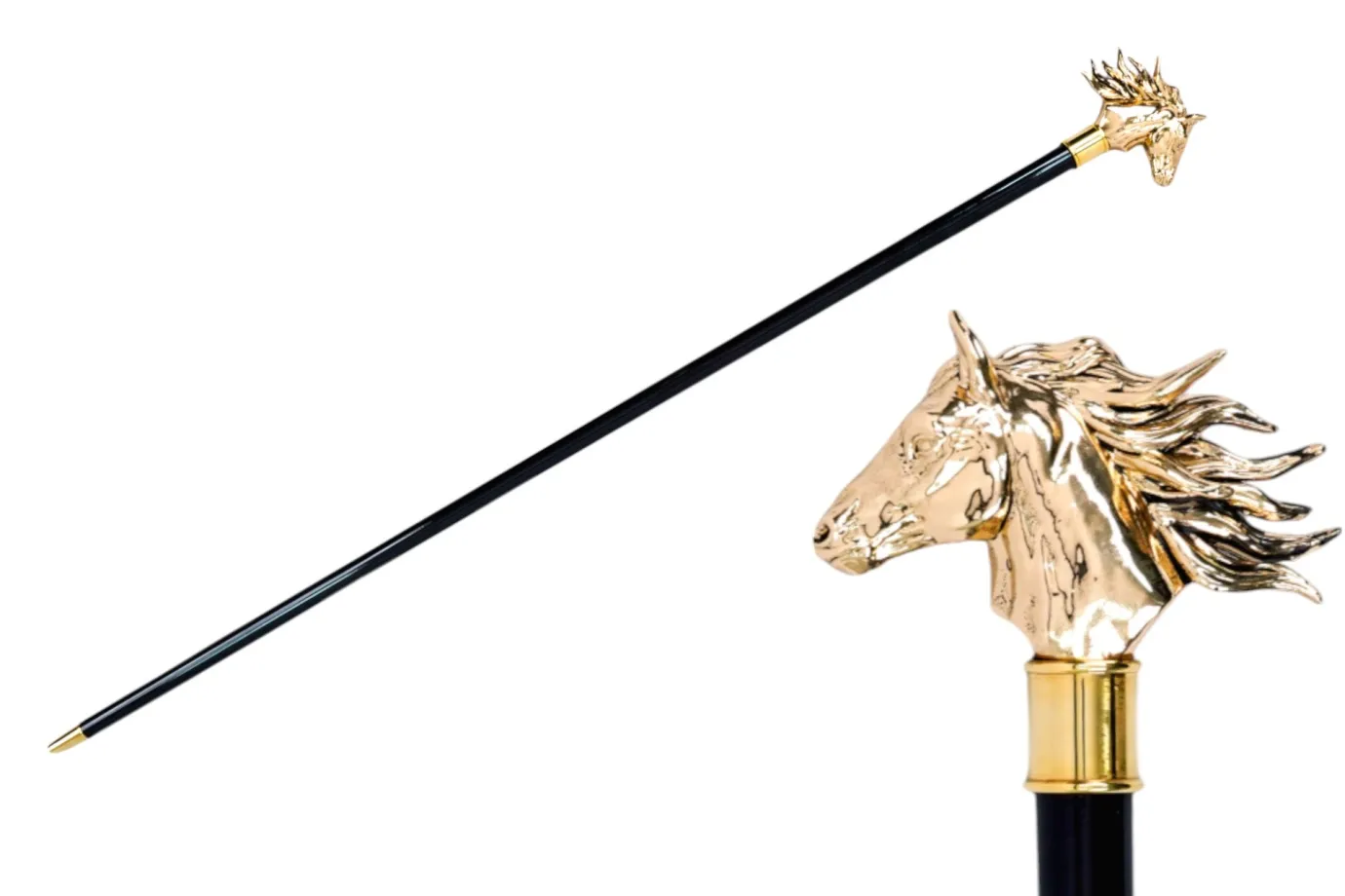 Il Marchesato 24K Horse Walking stick Best