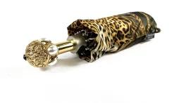 Il Marchesato Leoparded Folding Umbrella With Chains Discount