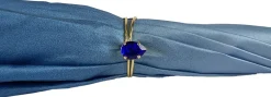 Il Marchesato Light Blue Flowers Umbrella, Double Cloth Outlet