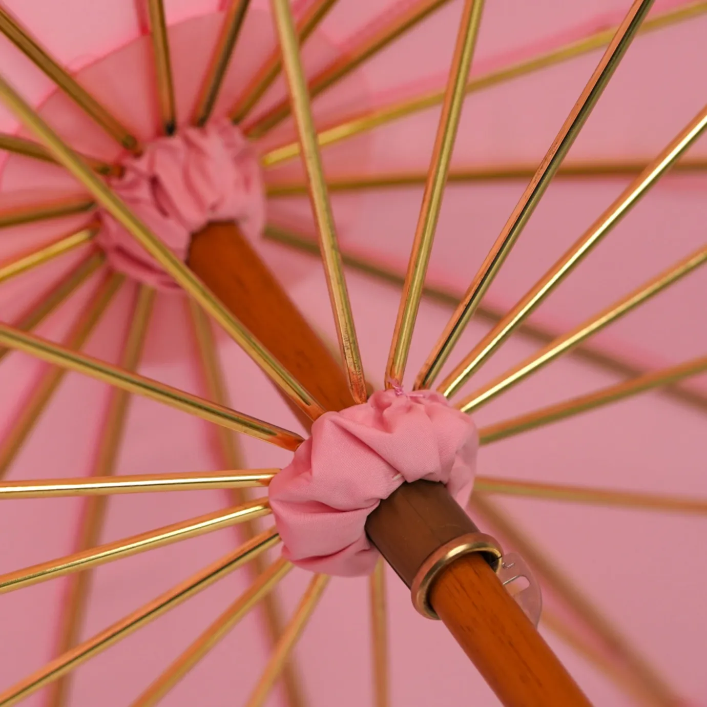 Il Marchesato LIMITED COLLECTION - Pink Umbrella with Gold-Plated Handle and Quartz Online