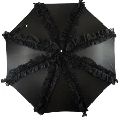 Il Marchesato Limited collection - umbrella with Black lace - exclusive "ilMarchesat Sale