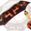 Il Marchesato Lovely Woman's Folding Umbrella With New Horses Design Fashion