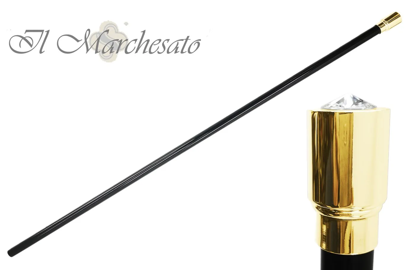 Il Marchesato Luxurious 24K goldplated Walking Stick for Ceremonies Best