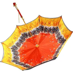 Il Marchesato Luxurious Red Umbrella with big red crystals and bee handle Sale
