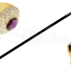 Il Marchesato Luxurious Walkingsticks - Swarovski Crystal Encrusted Knob Sale