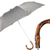 Il Marchesato Luxury Foldable Umbrella with Bamboo Handle and Distinctive Designs New