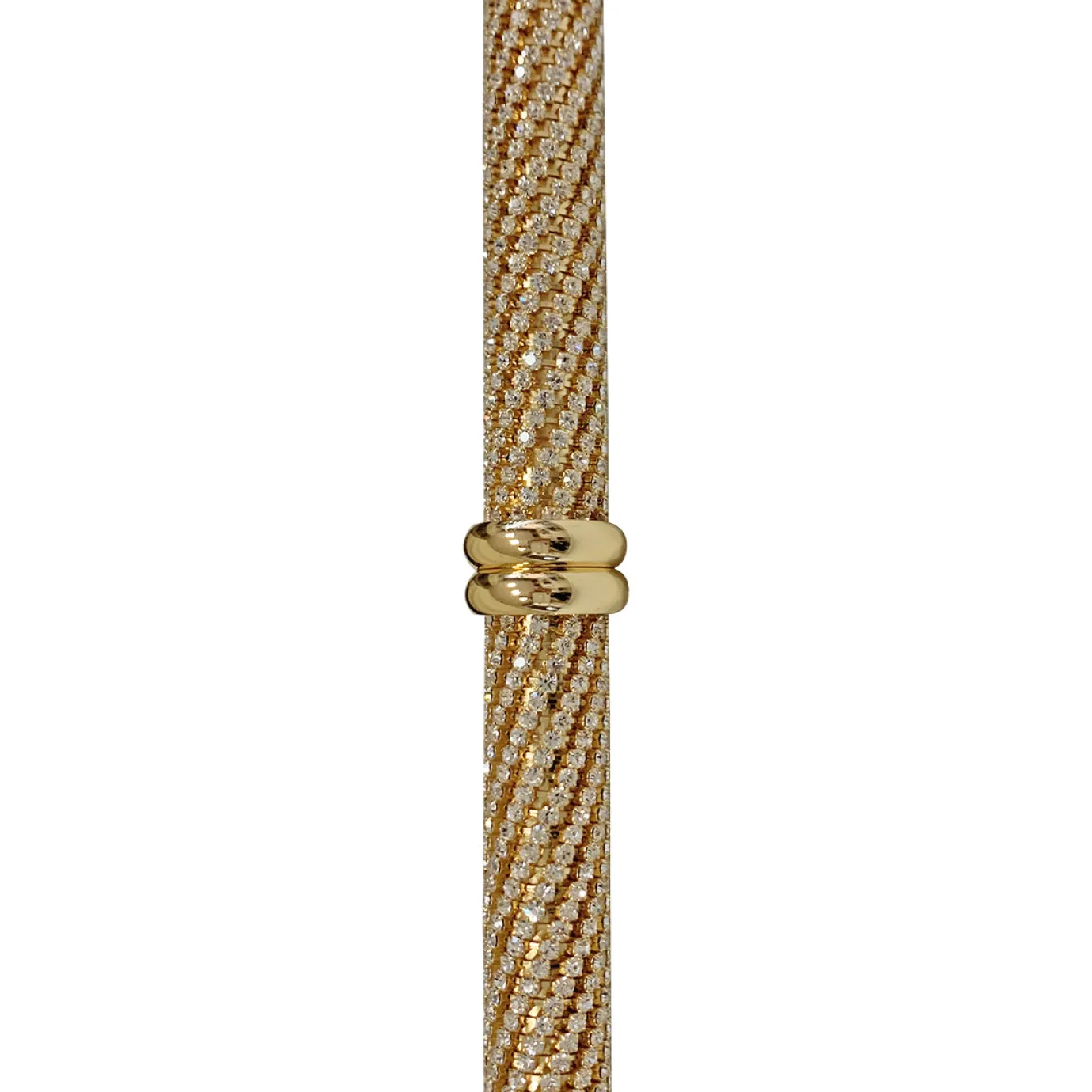 Il Marchesato Luxury Gold plated 24K walking stick encrusted with thousands of cryst Hot
