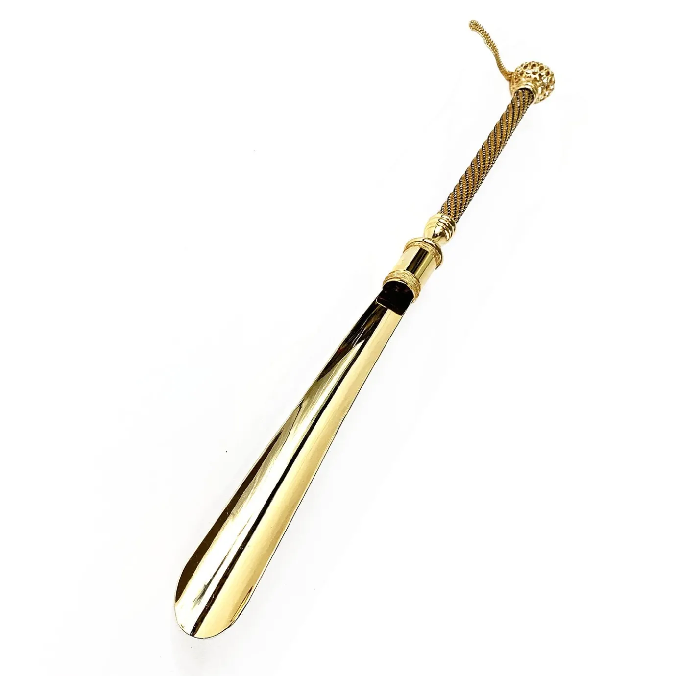 Il Marchesato Luxury Shoehorn Encrusted with thousands of Jet crystals New
