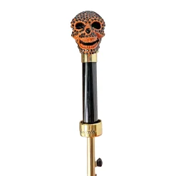 Il Marchesato Luxury Skull collection with Jet crystals Clearance