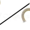 Il Marchesato Luxury Walking stick Encrusted with hundreds Topaz Crystals Fashion
