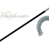 Il Marchesato Luxury Walking stick Encrusted with hundreds Aquamarine Crystals Hot