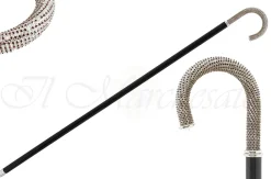 Il Marchesato Luxury Walking stick Encrusted with hundreds Red Crystals Clearance