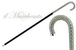 Il Marchesato Luxury Walking stick Encrusted with hundreds Green Crystals New