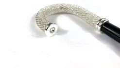Il Marchesato Luxury Walking stick for Man with thousands of white crystals Clearance