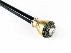 Il Marchesato Luxury Walkingstick - Swarovski Crystal Encrusted Knob Best