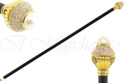 Il Marchesato Luxury Walkingsticks - Swarovski Crystal Encrusted Knob Fashion