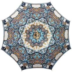 Il Marchesato Majestic blue umbrella with turquoise crystals Hot
